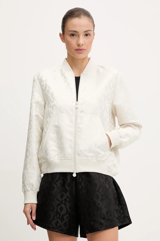 Bomber jakna EA7 Emporio Armani bez tople podstave bež AF15382.7W000483