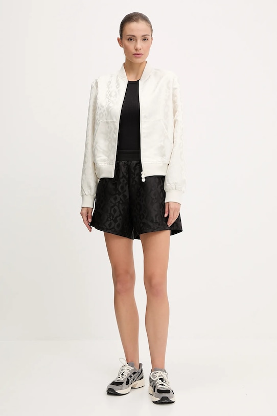 Bomber jakna EA7 Emporio Armani AF15382.7W000483 bež SS25