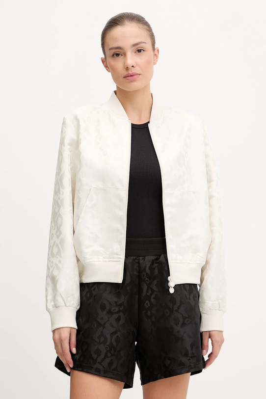 Bomber jakna EA7 Emporio Armani bež AF15382.7W000483