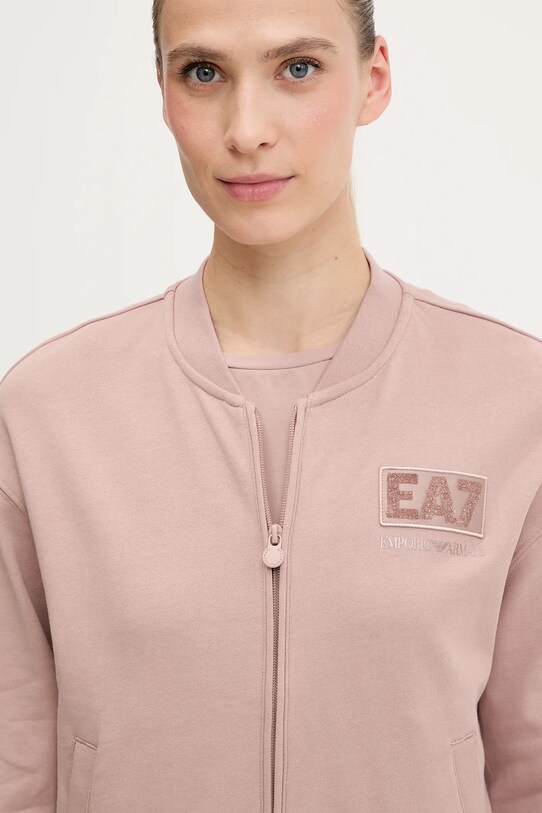 EA7 Emporio Armani bluza brązowy AF12473.7W000178