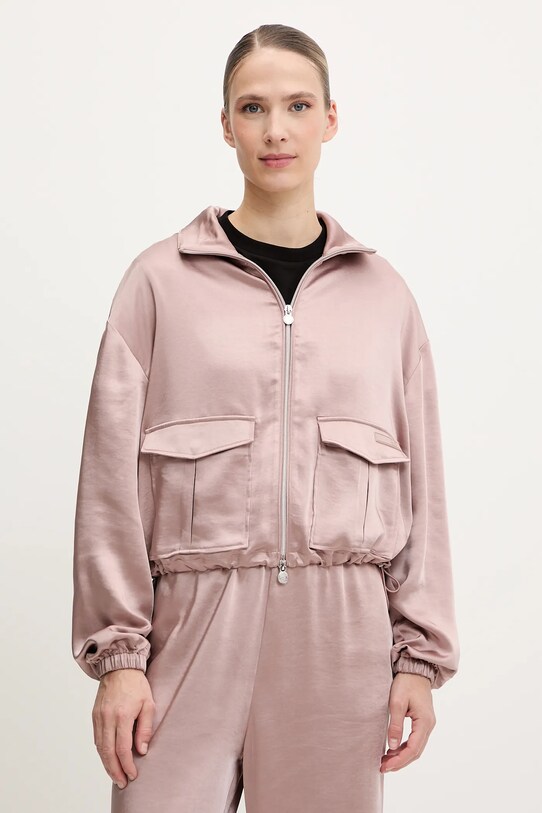 Mikina EA7 Emporio Armani bez kapucne hnedá AF13256.7W000146