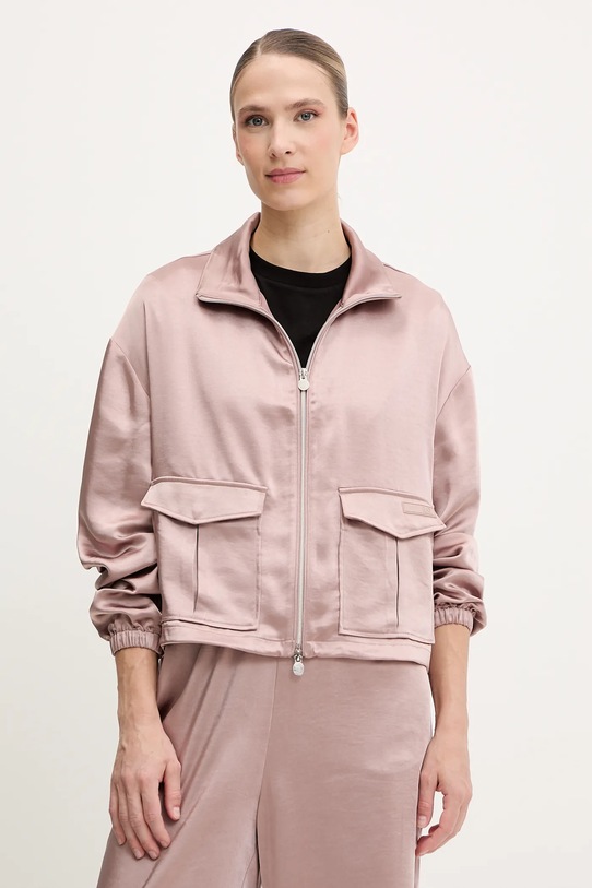 Dukserica EA7 Emporio Armani smeđa AF13256.7W000146