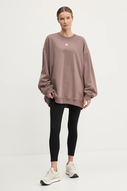 Μπλούζα adidas Originals Essential JD1982 καφέ SS25