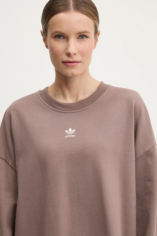 Μπλούζα adidas Originals Essential καφέ JD1982