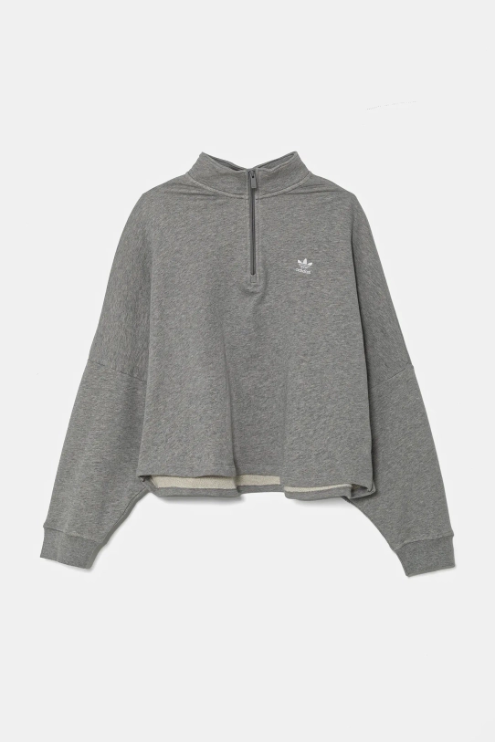 adidas Originals bluza Essential bawełna szary IY9681