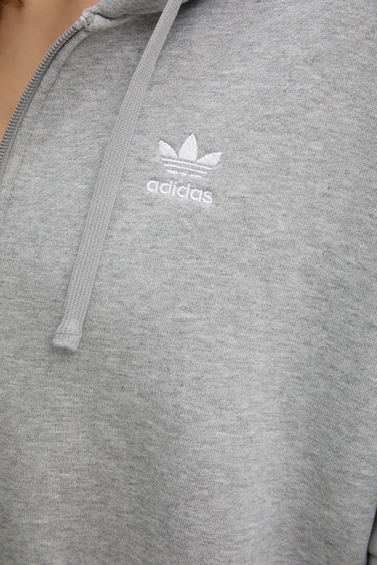 Хлопковая кофта adidas Originals Essential JN7844 серый