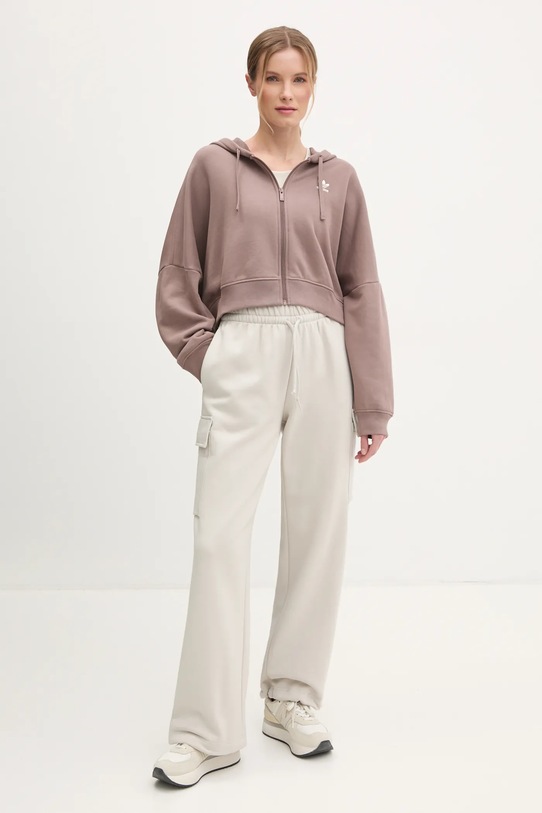 Mikina adidas Originals Essential JN7846 hnědá SS25