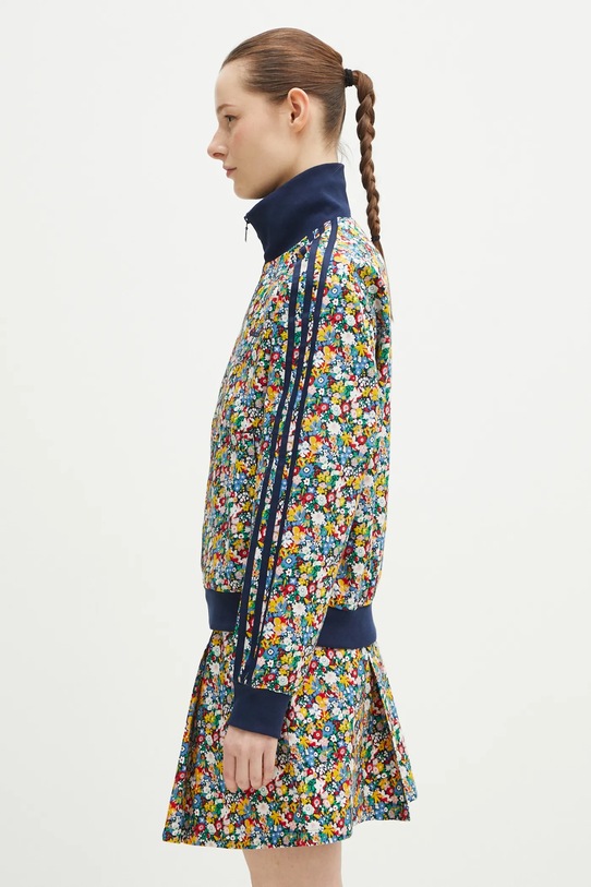 Pamučna dukserica adidas Originals Liberty JC7775 mornarsko plava SS25