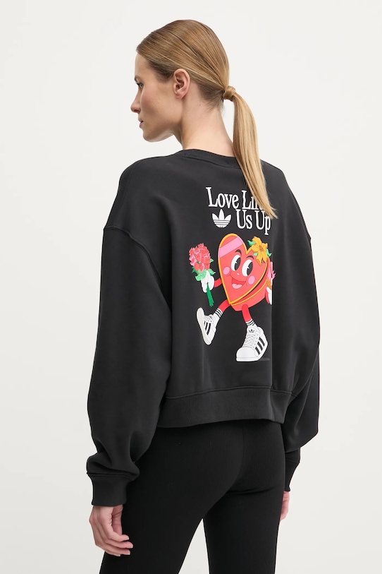 Odzież adidas Originals bluza bawełniana Nelson JC8335 czarny