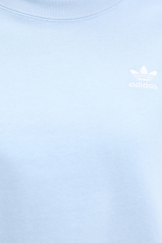 Mikina adidas Originals 3S CROP SWEAT JC8141 modrá