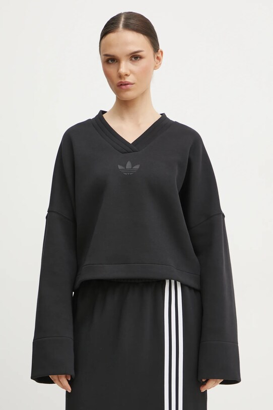 adidas Originals bluza V-SWEATSHIRT czarny JJ0958