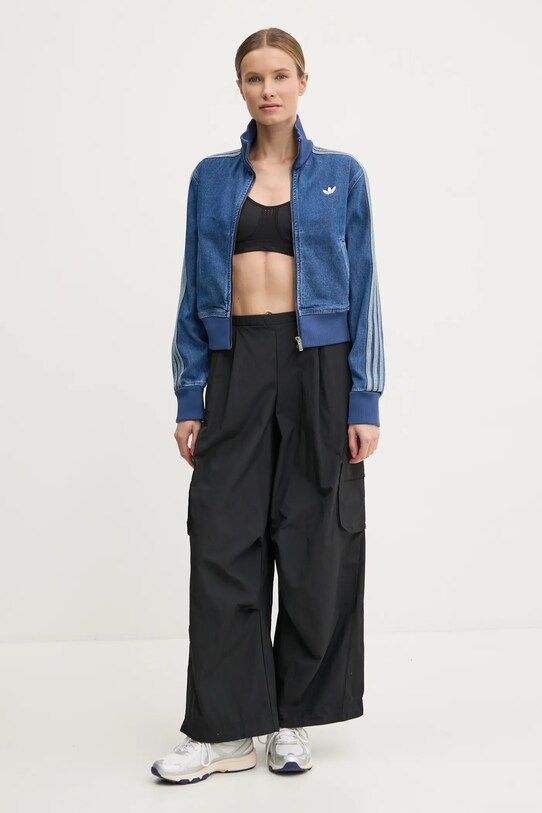Bunda adidas Originals DENIM TT JD2570 modrá SS25