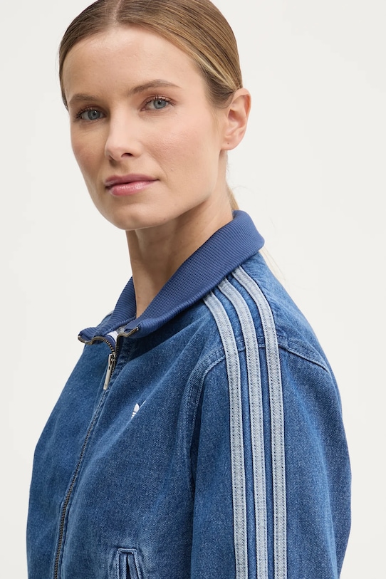Μπουφάν adidas Originals DENIM TT μπλε JD2570