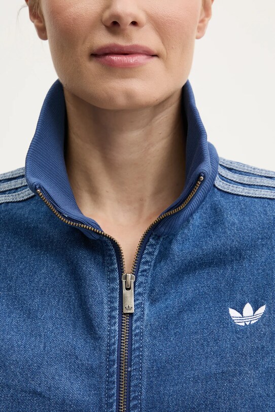 Bunda adidas Originals DENIM TT JD2570 modrá