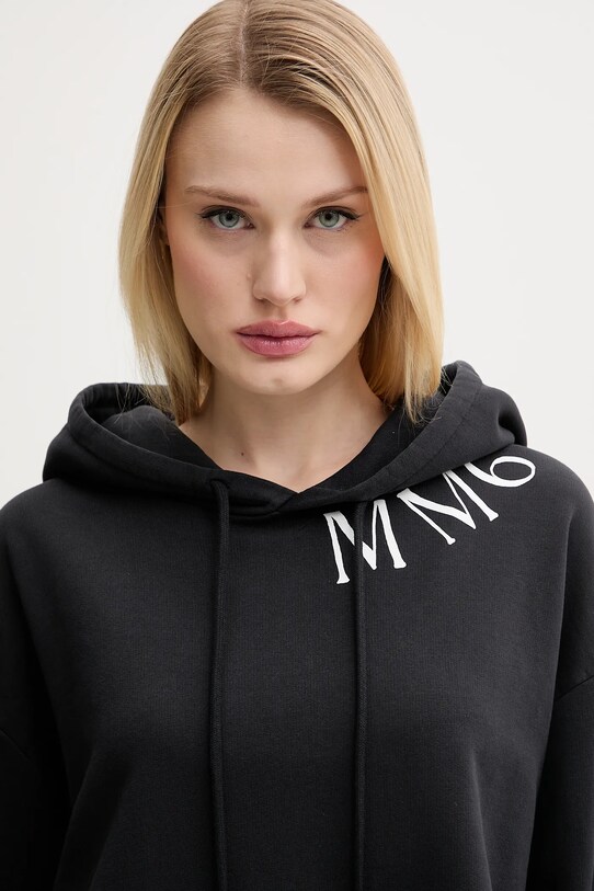 Бавовняна кофта MM6 Maison Margiela чорний S52GU0241.M25012