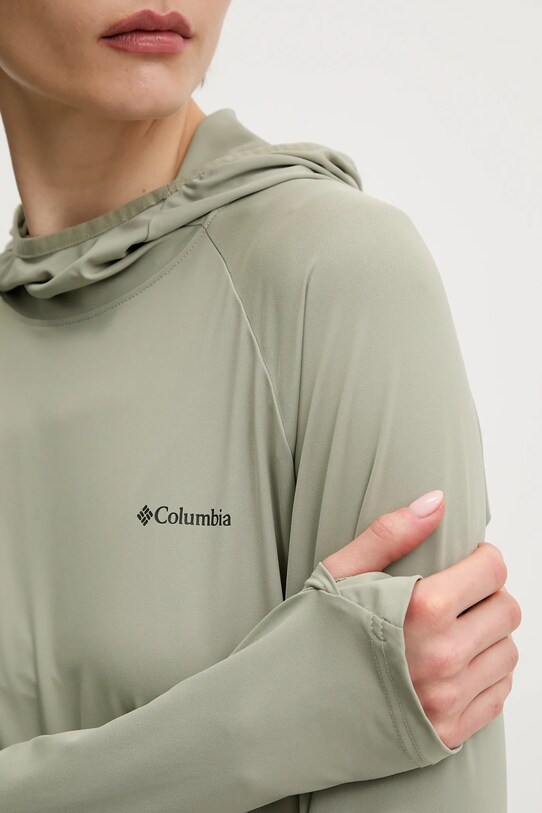 Sportovní mikina Columbia Skien Valley zelená 2123293