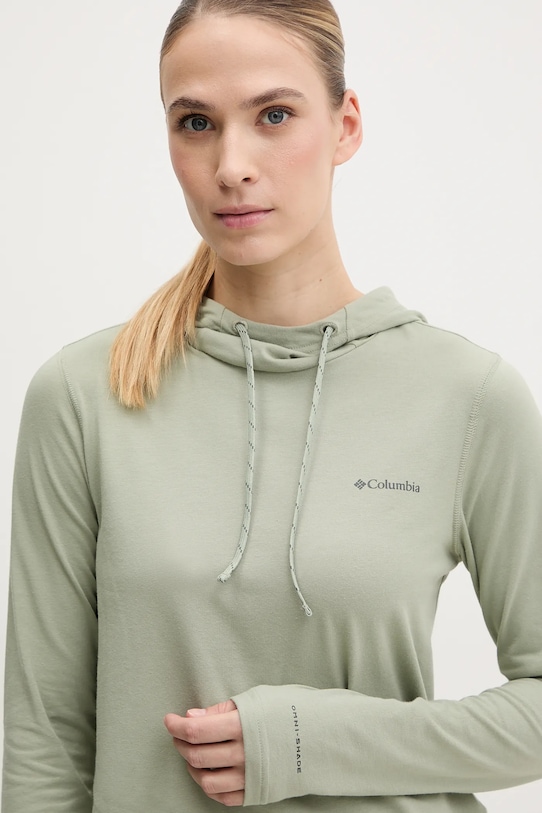 Columbia sportos pulóver Sun Trek zöld 2145261