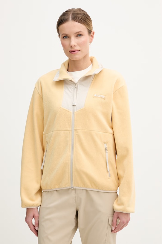 Columbia bluza sportowa Sequoia Grove bez kaptura żółty 2085313