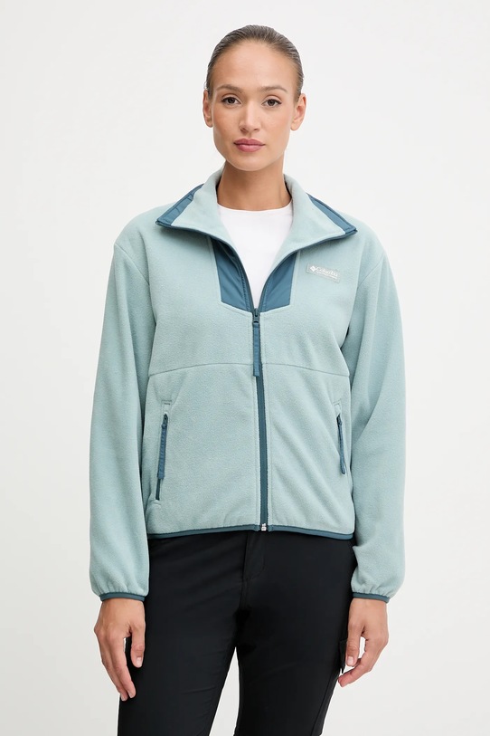 Columbia bluza sportowa Sequoia Grove bez kaptura turkusowy 2085313