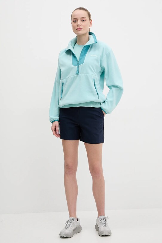 Sportovní mikina Columbia Sequoia Grove 2085453 tyrkysová SS25