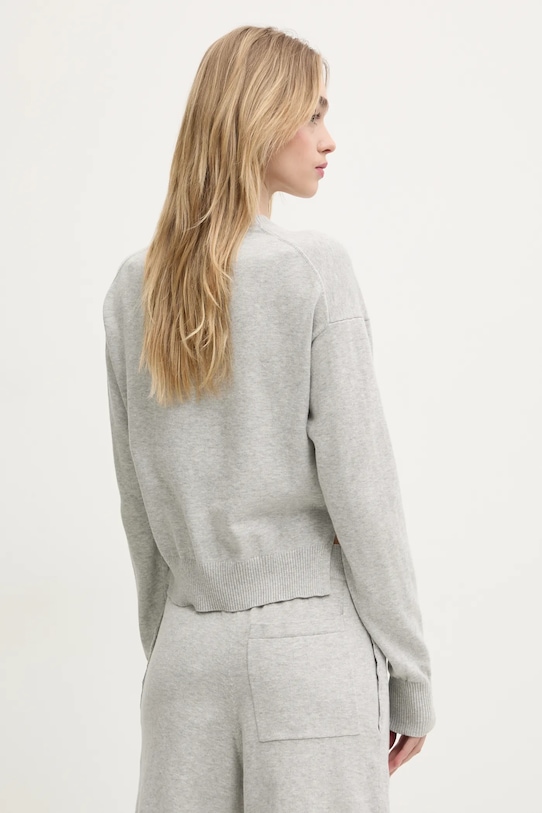 Oblečenie Bavlnený sveter Moschino Jeans 0907.3201 sivá