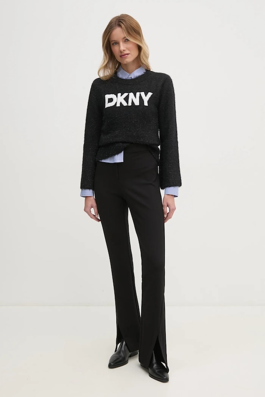 Πουλόβερ Dkny DJ4R0504 μαύρο SS25