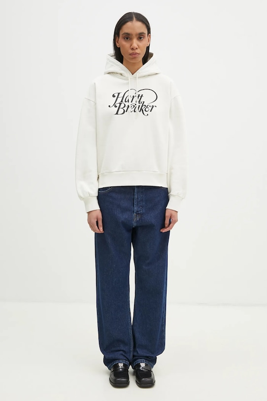 Кофта Carhartt WIP Hooded Harttbreaker Sweat I034418.D6XX бежевий