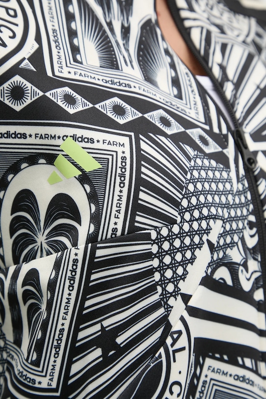 adidas bluză x Farm Rio JD6296 negru