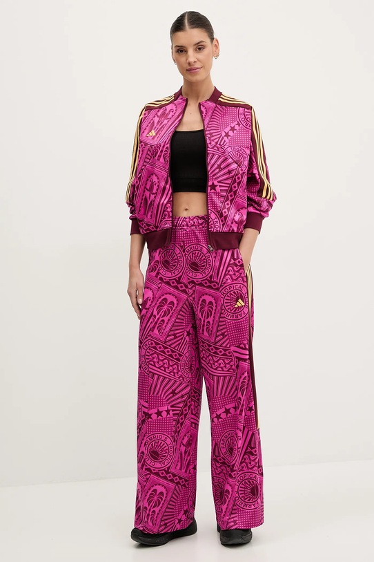 adidas felpa x Farm Rio JD6297 rosa SS25