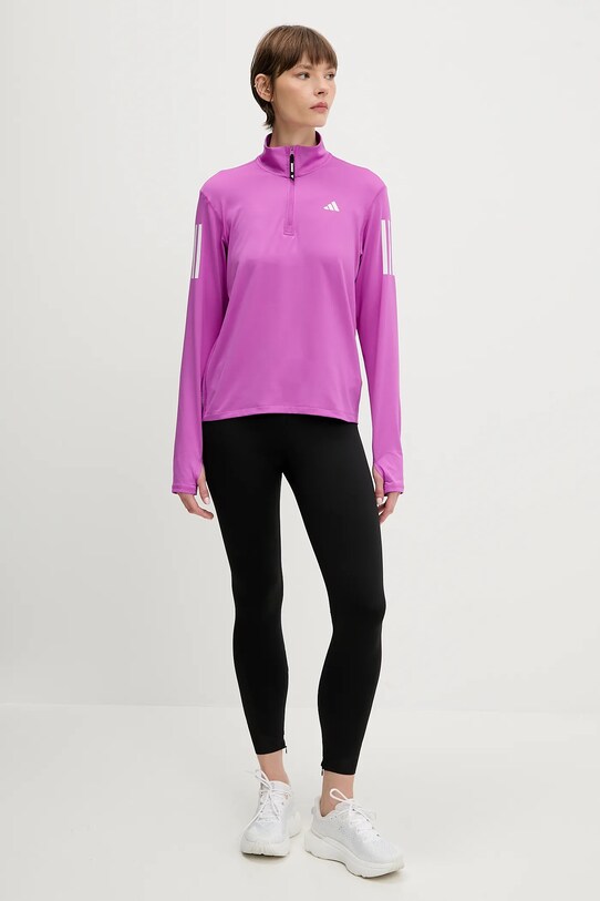 adidas Performance futós felső Own The Run JV5905 rózsaszín SS25