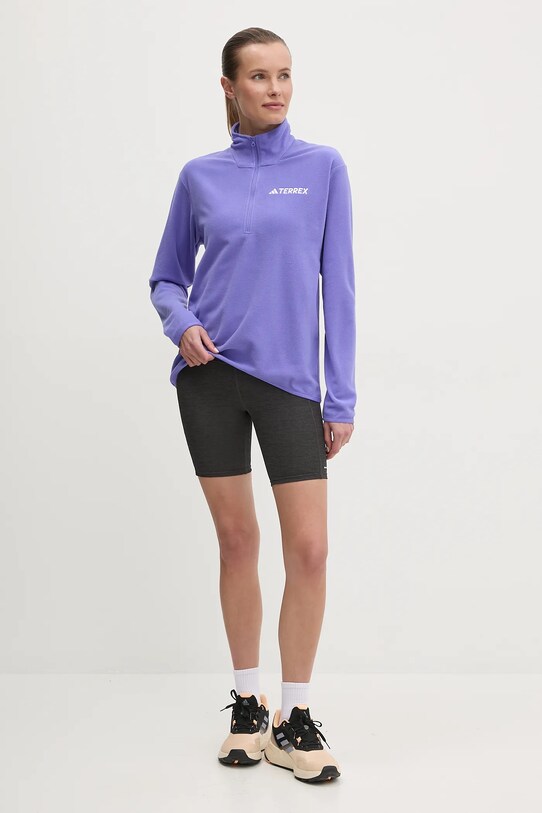 Αθλητική μπλούζα adidas TERREX Essentials JP0792 μωβ SS25