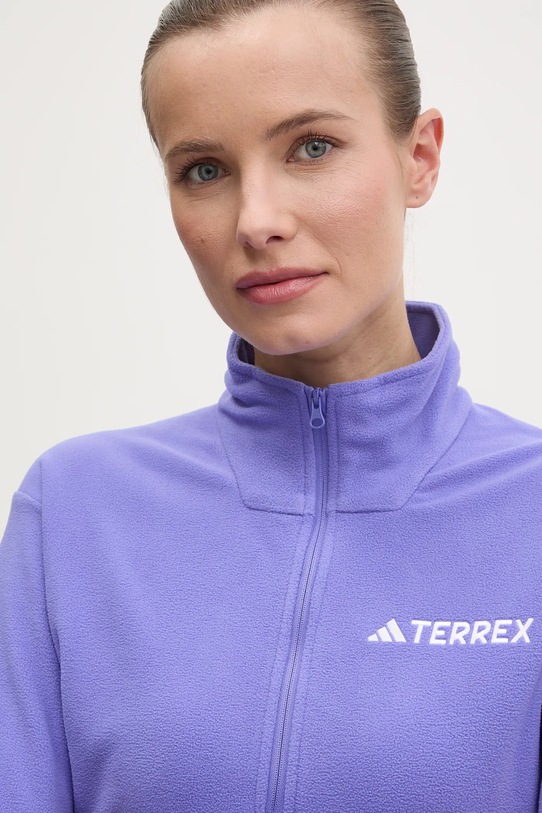 Sportovní mikina adidas TERREX Essentials fialová JP0792