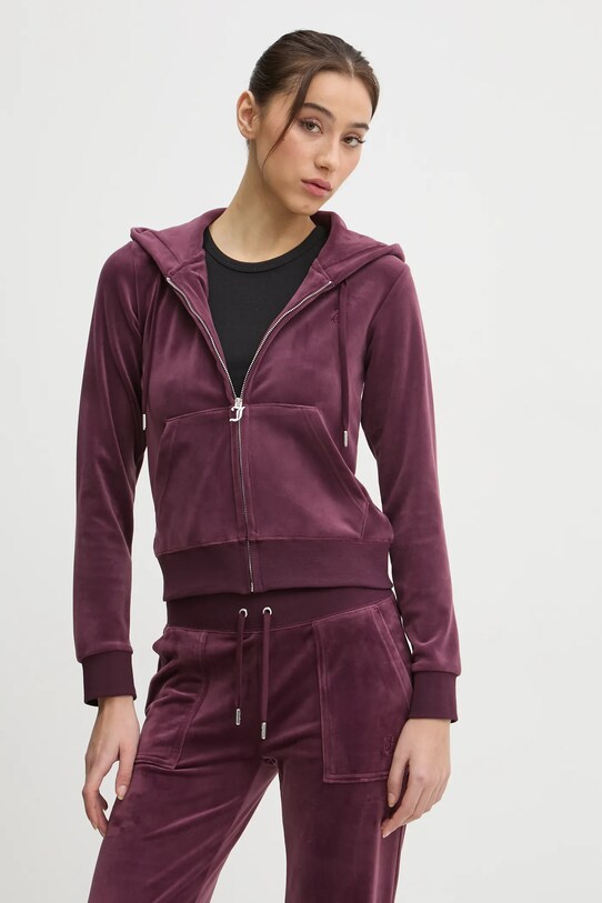Juicy Couture bluza burgundia JCAP176EU