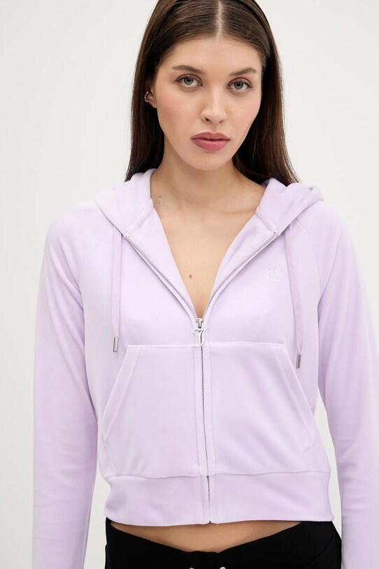 Pulover Juicy Couture vijolična JCWA122001
