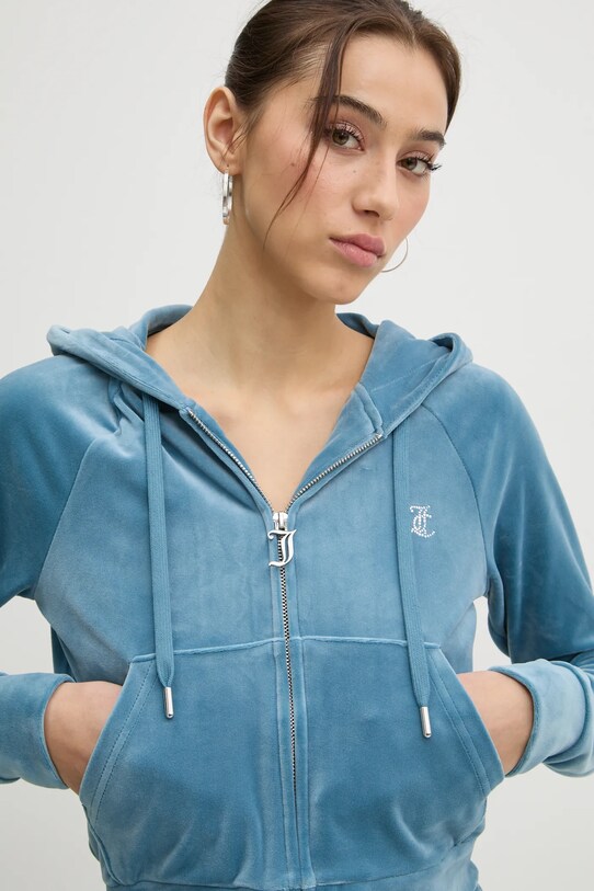 Μπλούζα Juicy Couture τιρκουάζ JCWA122001