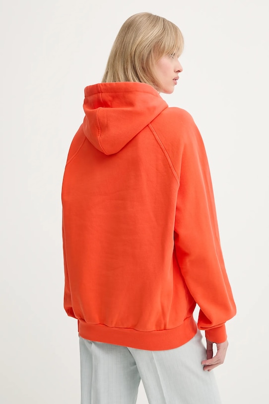 Ρούχα Βαμβακερή μπλούζα Sunnei RTWXJER031 πορτοκαλί