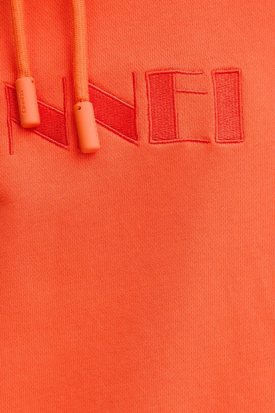 Βαμβακερή μπλούζα Sunnei RTWXJER031 πορτοκαλί