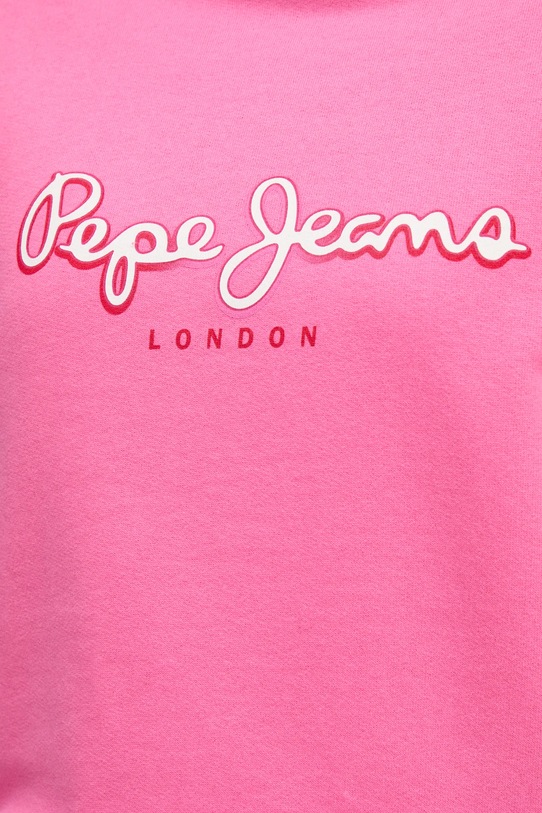Βαμβακερή μπλούζα Pepe Jeans MADDY PL581484 ροζ