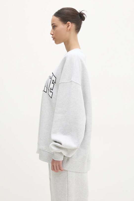Rotate bluza bawełniana 1134271473 szary SS25