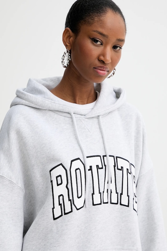 Rotate bluza bawełniana szary 1134291473
