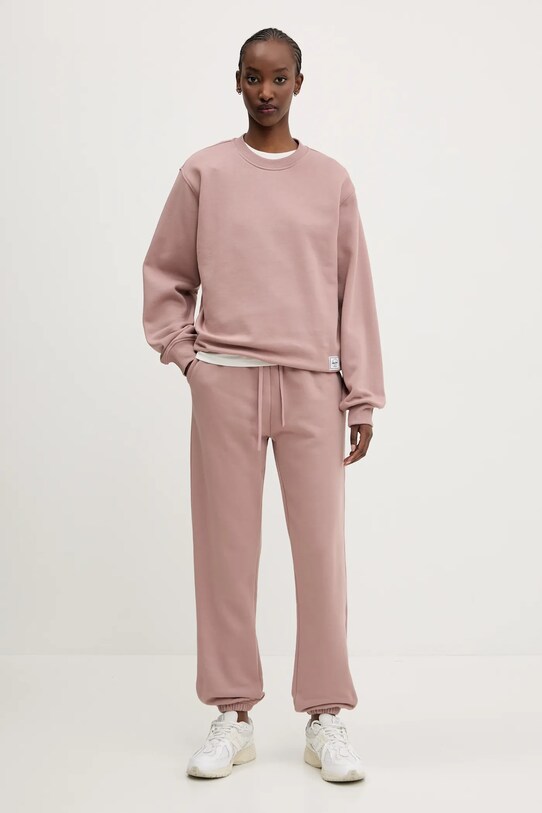 Herschel bluza bawełniana 50297.02077 brązowy SS25