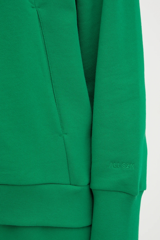 adidas bluza bawełniana ALL SZN JD4719 zielony