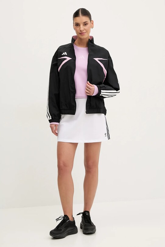 adidas hanorac de bumbac ALL SZN JJ1267 roz SS25