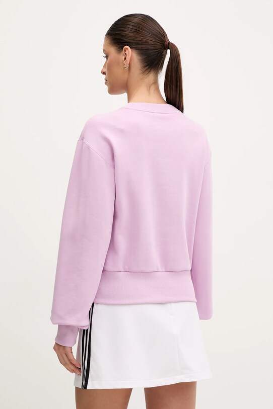 Îmbrăcăminte adidas hanorac de bumbac ALL SZN JJ1267 roz