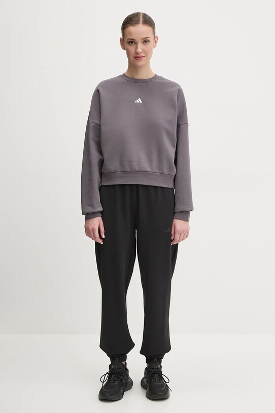 Суичър adidas Essentials JI6067 виолетов SS25