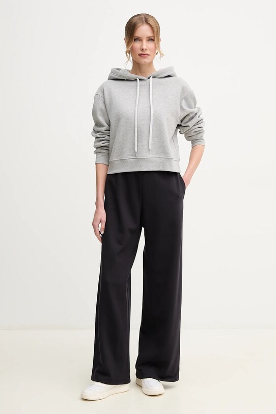 Weekend Max Mara bluza bawełniana 2515921011600 szary SS25