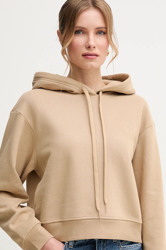 Weekend Max Mara felpa in cotone beige 2515921011600