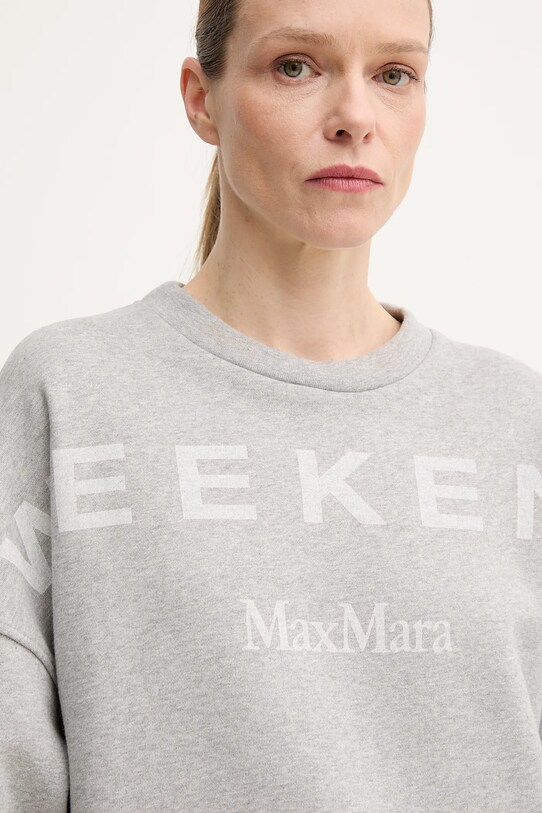 Weekend Max Mara bluza bawełniana szary 2515921021600