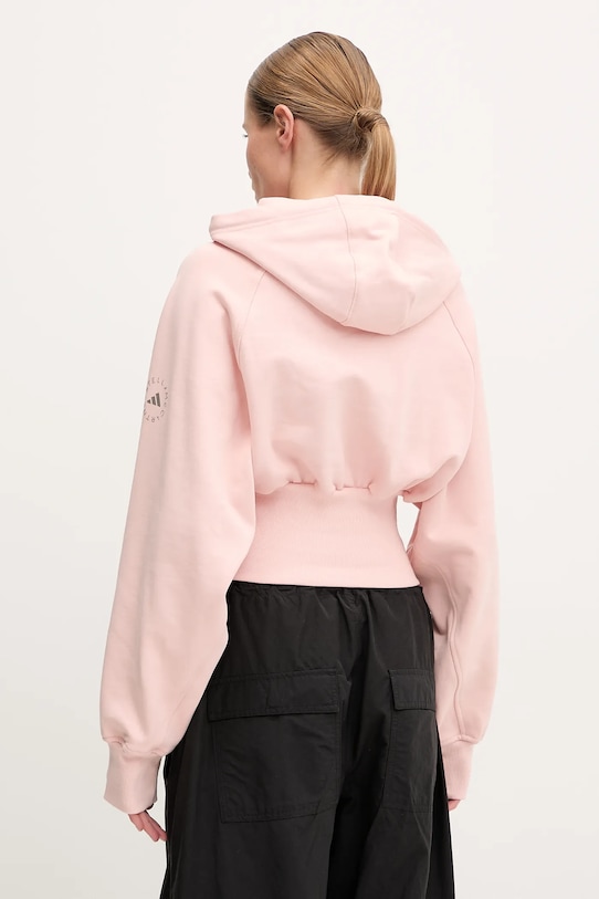 Odzież adidas by Stella McCartney bluza bawełniana JJ4161 pomarańczowy