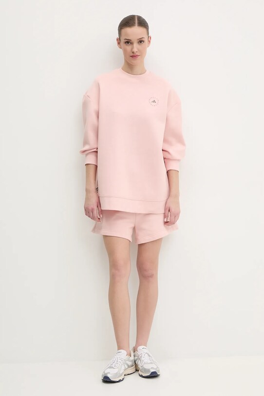 adidas by Stella McCartney bluză trening JN0229 roz SS25